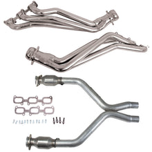 Load image into Gallery viewer, BBK Performance Parts 16422 11-14 MUSTANG V6 1-3/4 LONG TUBE HEADERS PLUS SHORT MID PIPE (SILVER CERAMIC) for Select Ford Mustang