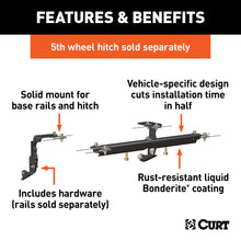 Load image into Gallery viewer, CURT 16444 Custom 5th Wheel Brackets, Select Ram 1500 with Factory Air Suspension