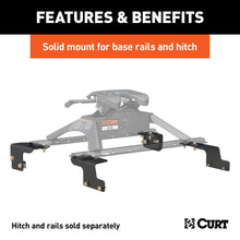 Load image into Gallery viewer, CURT 16468 Custom 5th Wheel Brackets, Select Toyota Tundra, 6.5' Bed (No Extended Crew Cab)