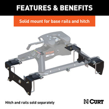Load image into Gallery viewer, CURT 16469 Custom 5th Wheel Brackets, Select Silverado, Sierra 1500 (Except 5.5' Bed)