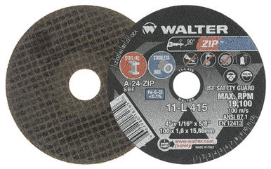 Walter 11L415 4X1/16X5/8 Zip C/O Wheels