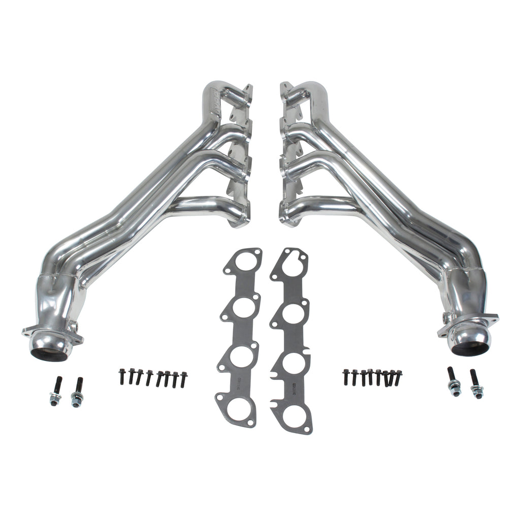 BBK Performance Parts 16480 2006-24 Dodge 6.1L 6.2L 6.4L CHALL CHAR LONG TUBES (POLISHED SILVER CERAMIC) for Select Chrysler 300, Dodge Challenger, Dodge Charger, Dodge Magnum