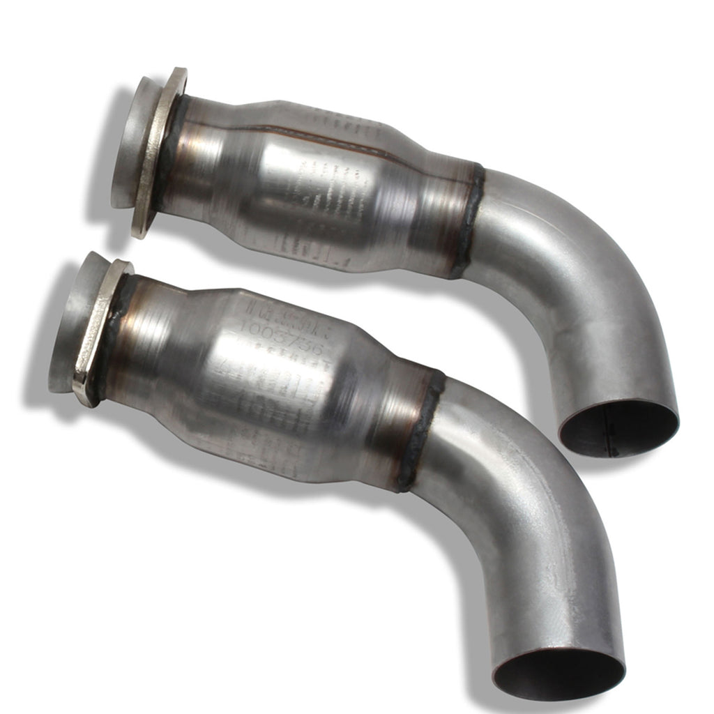 BBK Performance Parts 16481 2006-2024 Dodge 6.1L 6.2L 6.4L CHALL CHARG HELLCAT SHORT MID PIPE W/Cats for Select Chrysler 300, Dodge Challenger, Dodge Charger, Dodge Magnum