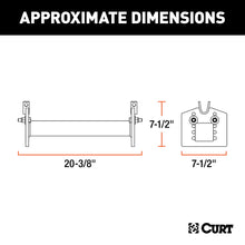 Load image into Gallery viewer, CURT 16505 E16 5th Wheel Hitch Head Adapter