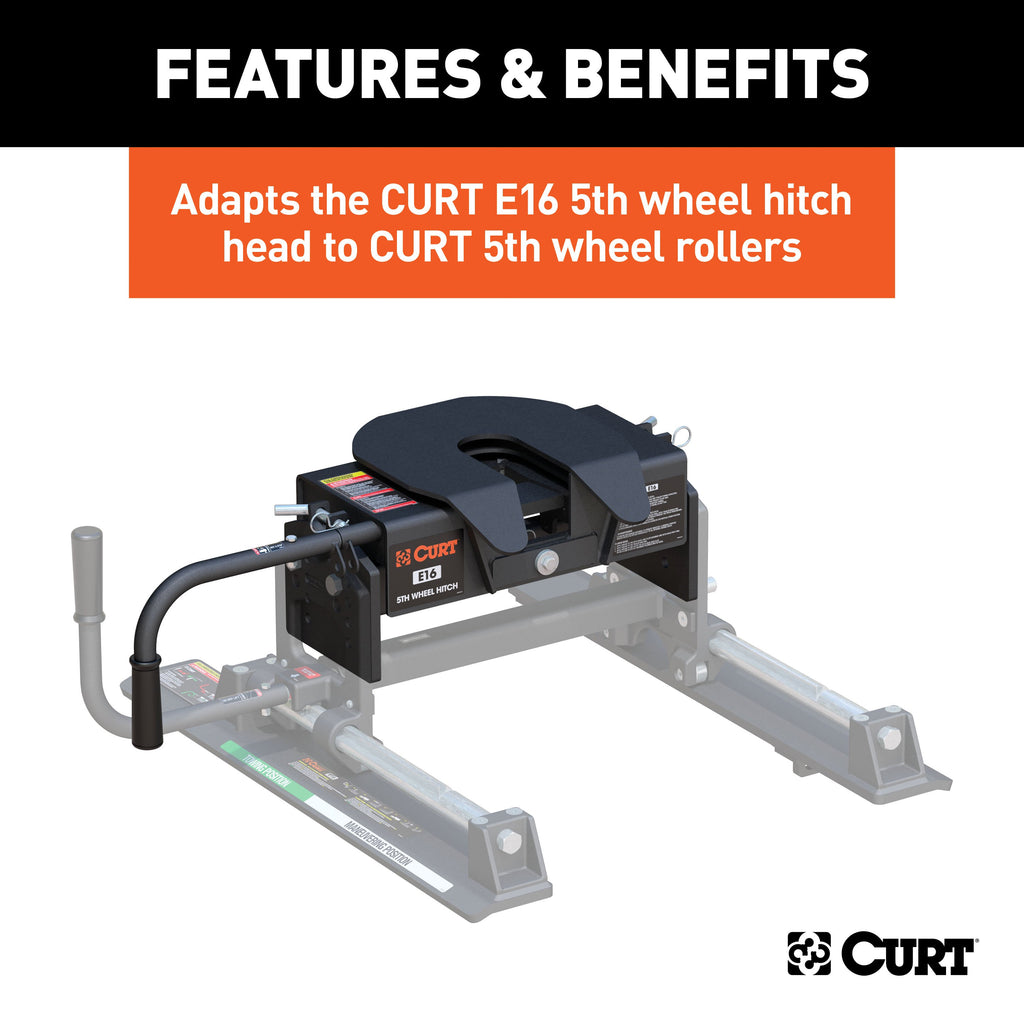 CURT 16505 E16 5th Wheel Hitch Head Adapter