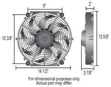 Load image into Gallery viewer, Derale 16514 14" Tornado Electric Puller Fan, Premium Mounting Kit for Select Acura CL, Acura MDX, Acura RDX, Acura RL, Acura RLX, Acura TL, Acura TSX, Audi A4, Audi A5 Quattro, Audi A6, Audi A7 Quattro, Audi Q7, BMW X5, Buick Allure, Buick Century,