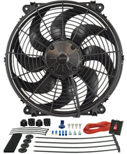 Load image into Gallery viewer, Derale 16514 14" Tornado Electric Puller Fan, Premium Mounting Kit for Select Acura CL, Acura MDX, Acura RDX, Acura RL, Acura RLX, Acura TL, Acura TSX, Audi A4, Audi A5 Quattro, Audi A6, Audi A7 Quattro, Audi Q7, BMW X5, Buick Allure, Buick Century,