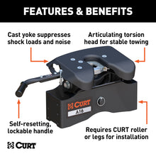 Load image into Gallery viewer, CURT 16520 A16 5th Wheel Hitch Head