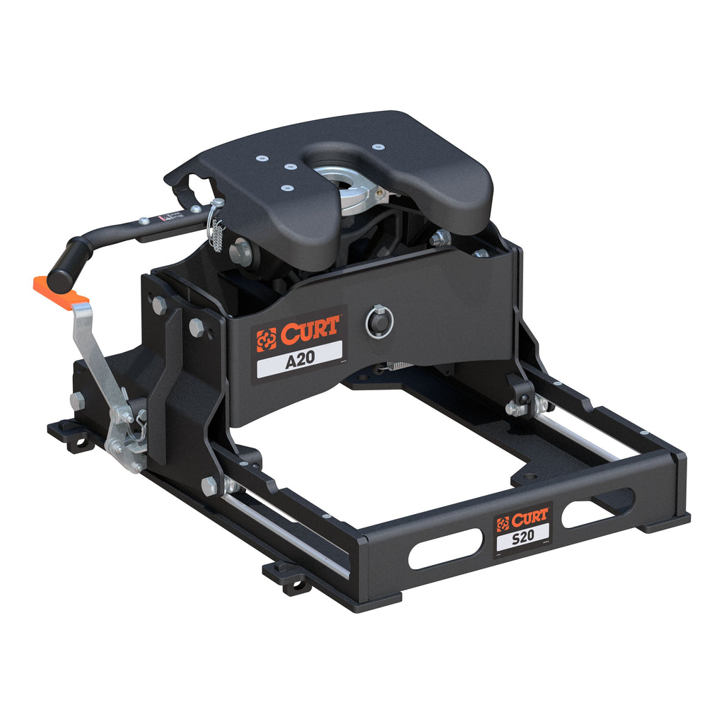 CURT 16531 A20 Sliding 5th Wheel Hitch, 20,000 lbs.