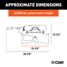 Load image into Gallery viewer, CURT 16540 A20 5th Wheel Hitch Head
