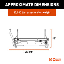 Load image into Gallery viewer, CURT 16564 S20 5th Wheel Slider, 20,000 lbs.