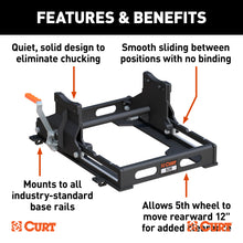 Load image into Gallery viewer, CURT 16574 S25 5th Wheel Slider, 25,000 lbs.