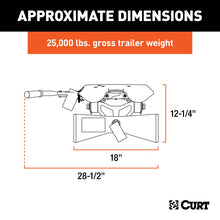 Load image into Gallery viewer, CURT 16580 A25 5th Wheel Hitch Head