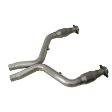 Load image into Gallery viewer, BBK Performance Parts 1658 2011-2014 MUSTANG GT 3.0 SHORT MID X PIPE W/ CATALYTIC CONVERTERS for Select Ford Mustang