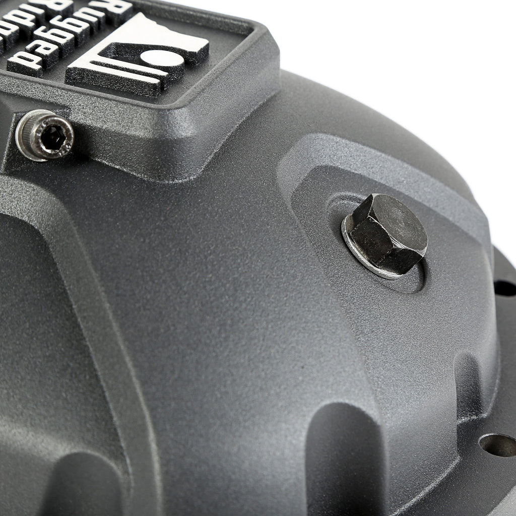 Rugged Ridge 16595.13 Boulder Differential Cover for Select Jeep CJ5, Jeep CJ6, Jeep CJ7, Jeep Cherokee, Jeep Comanche, Jeep Grand Cherokee, Jeep TJ, Jeep Wrangler
