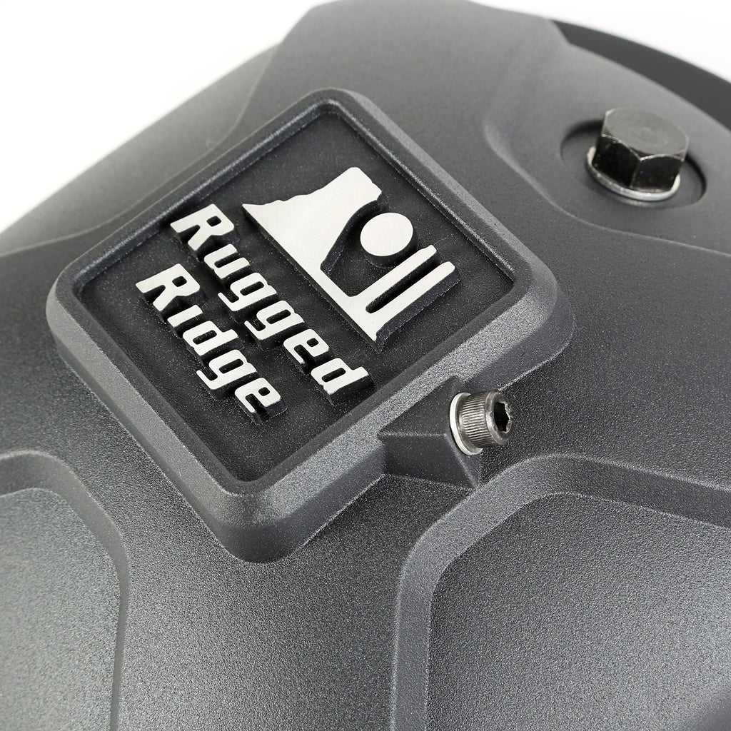 Rugged Ridge 16595.13 Boulder Differential Cover for Select Jeep CJ5, Jeep CJ6, Jeep CJ7, Jeep Cherokee, Jeep Comanche, Jeep Grand Cherokee, Jeep TJ, Jeep Wrangler