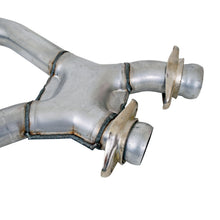 Load image into Gallery viewer, BBK Performance Parts 1659 1979-1993 MUSTANG 5.0 2.5 SHORT MID X PIPE W/CONVERTERS for Select Ford Mustang