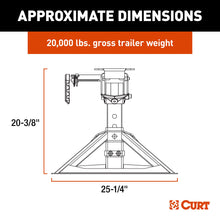 Load image into Gallery viewer, CURT 16602 CrossWing 20K Single-Point 5th Wheel Hitch for 2-5/16" Gooseneck