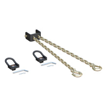 Load image into Gallery viewer, CURT 16612 CrossWing 5th Wheel Safety Chain Assembly with Rail Anchors