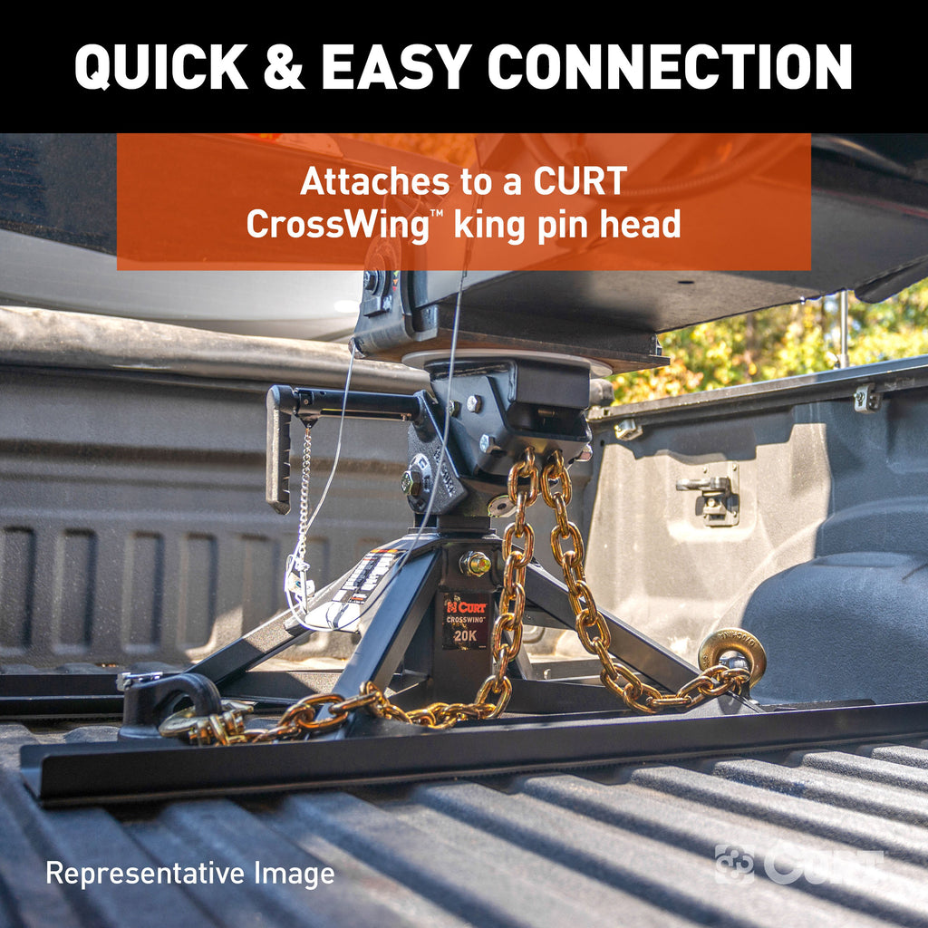 CURT 16613 CrossWing 5th Wheel Safety Chain Assembly