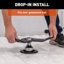 Load image into Gallery viewer, CURT 16615 CrossWing 5th Wheel Safety Chain Anchor Plate for Gooseneck Ball