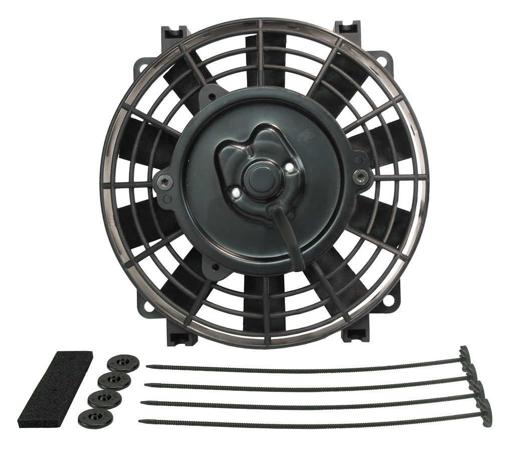 Derale 16618 8" Tornado Electric Puller Fan, Standard Mounting Kit