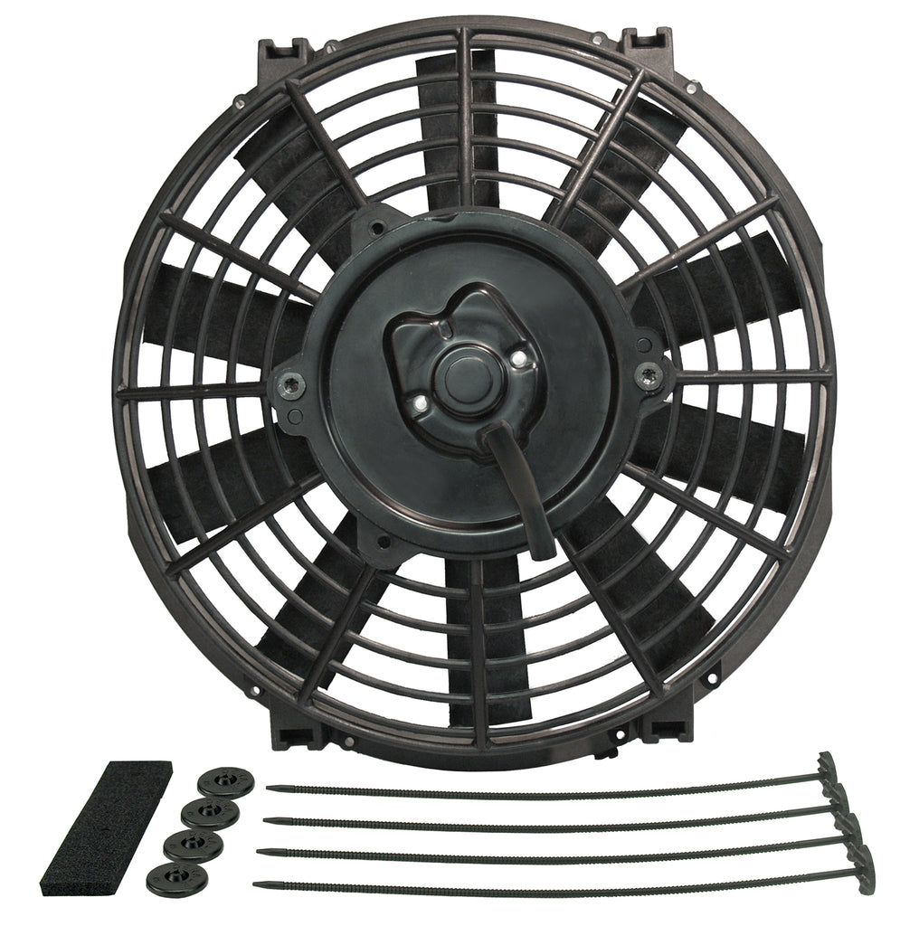 Derale 16619 9" Tornado Electric Puller Fan, Standard Mounting Kit