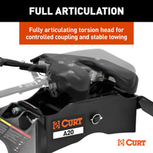 Load image into Gallery viewer, CURT 16631 A20 Sliding 5th Wheel Hitch with Rails, 20,000 lbs.