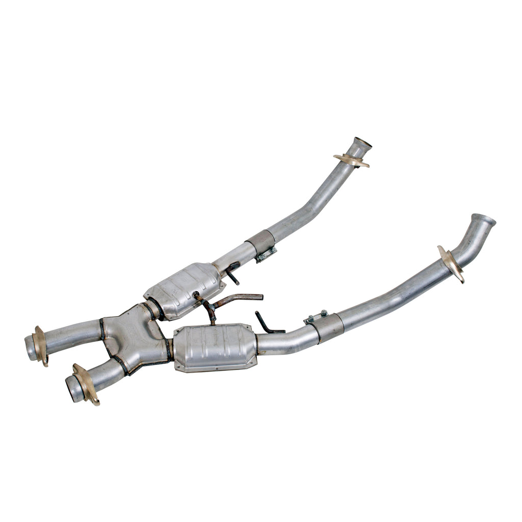 BBK Performance Parts 1663 1994-1995 MUSTANG 5.0 2.5 FULL X PIPE W/CONVERTERS for Select Ford Mustang