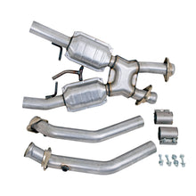 Load image into Gallery viewer, BBK Performance Parts 1663 1994-1995 MUSTANG 5.0 2.5 FULL X PIPE W/CONVERTERS for Select Ford Mustang