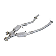 Load image into Gallery viewer, BBK Performance Parts 1666 1996-1998 MUSTANG GT 2.5 FULL X PIPE W/CONVERTERS for Select Ford Mustang