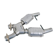 Load image into Gallery viewer, BBK Performance Parts 1666 1996-1998 MUSTANG GT 2.5 FULL X PIPE W/CONVERTERS for Select Ford Mustang