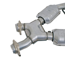 Load image into Gallery viewer, BBK Performance Parts 1666 1996-1998 MUSTANG GT 2.5 FULL X PIPE W/CONVERTERS for Select Ford Mustang