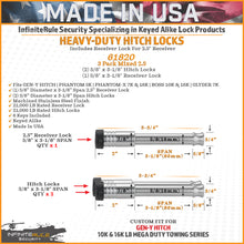 Load image into Gallery viewer, GEN-Y Hitch GH-103910 InfiniteRule Security Lock