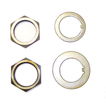 Load image into Gallery viewer, Omix 16710.01 Spindle Nut And Washer Kit for Select Jeep CJ3, Jeep CJ5, Jeep CJ6, Jeep CJ7, Jeep Scrambler, Jeep Willys, Willys MB