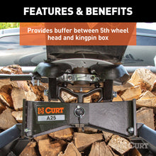 Load image into Gallery viewer, CURT 16722 12" 5th Wheel Lube Plate