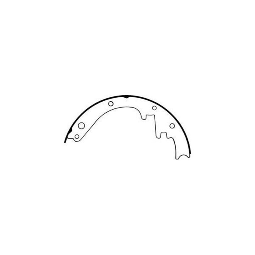 Omix 16726.04 Brake Shoe Set for Select Jeep CJ5, Jeep CJ6