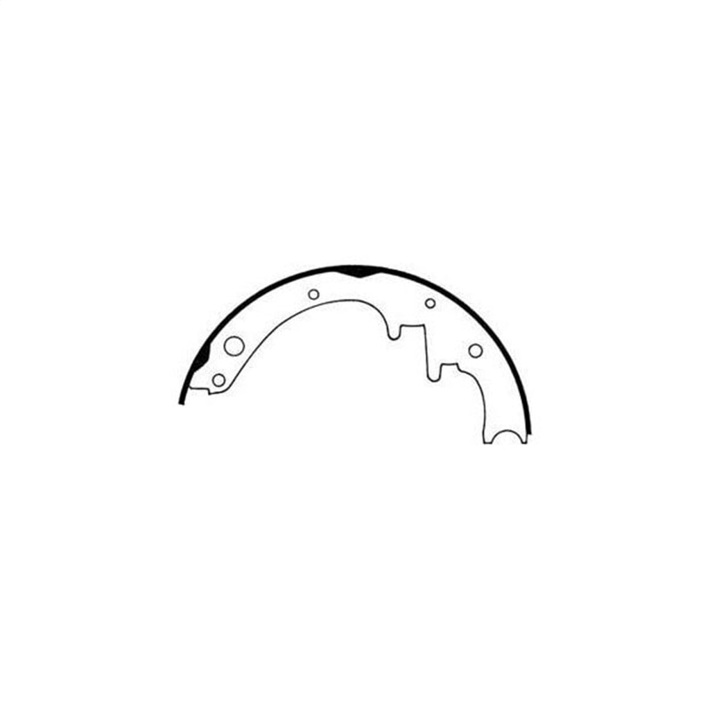 Omix 16726.05 Brake Shoe Set for Select Jeep CJ5, Jeep CJ7, Jeep Cherokee, Jeep Scrambler, Jeep Wrangler