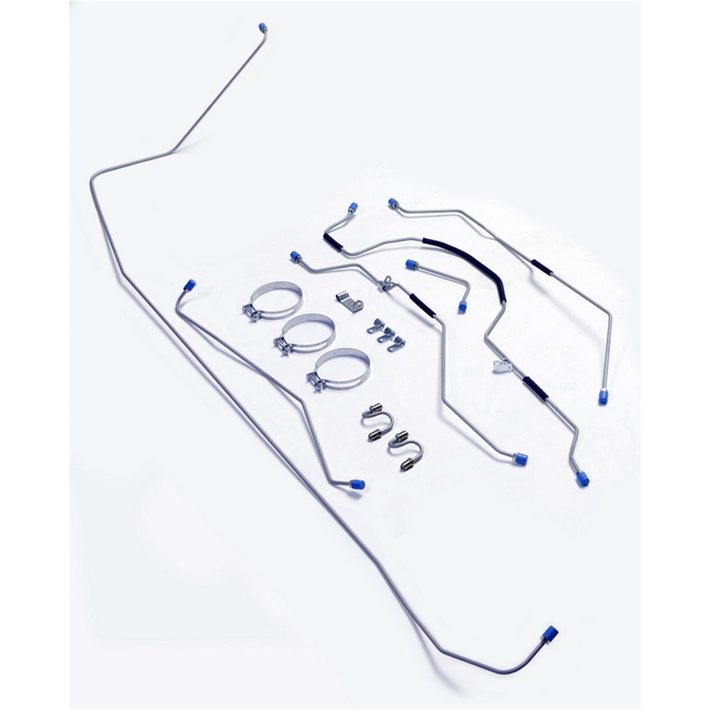 Omix 16737.04 Steel Brake Line Set for Select Jeep Utility Wagon, Jeep Willys