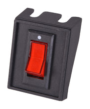 Load image into Gallery viewer, Derale 16740 Lighted Manual Rocker Type Electric Fan On/Off Switch, 3-pole 12v