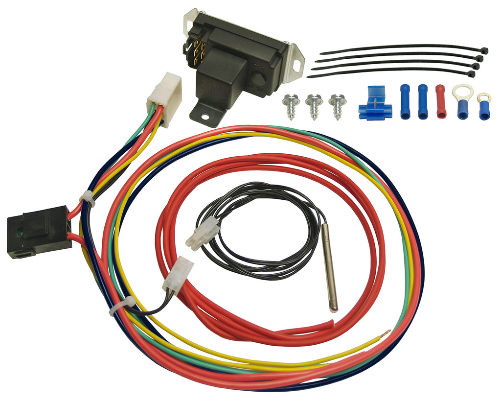 Derale 16759 Adjustable Electric Fan Controller, Push In Radiator Probe for Select Acura CL, Acura ILX, Acura Integra, Acura Legend, Acura MDX, Acura RDX, Acura RL, Acura RLX, Acura RSX, Acura SLX, Acura TL, Acura TSX, Acura Vigor, Audi 5000, Audi 80,