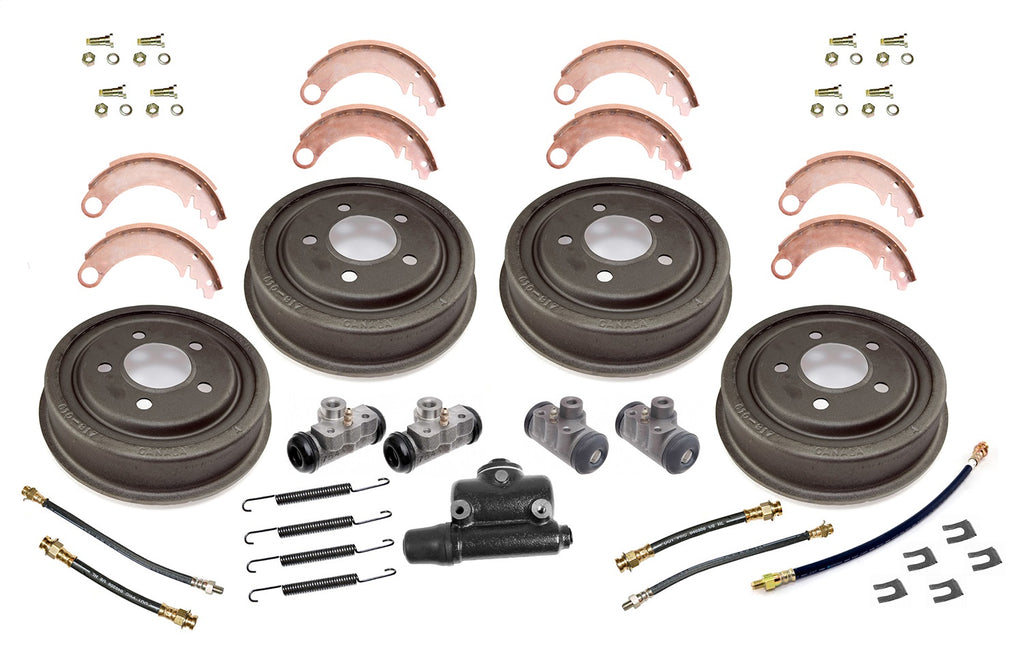 Omix 16767.02 Drum Brake Overhaul Kit-Complete for Select Jeep Willys