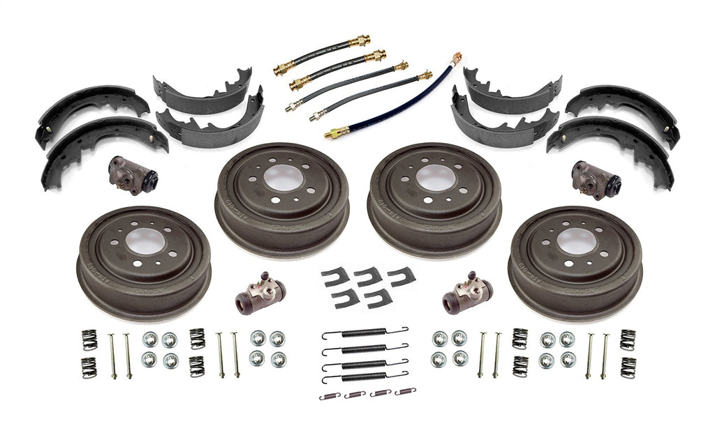 Omix 16767.03 Drum Brake Overhaul Kit-Complete for Select Jeep CJ3, Jeep CJ5, Jeep CJ6, Jeep Willys