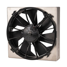 Load image into Gallery viewer, Derale 16815 High Output Single 12" Electric RAD Fan/Aluminum Shroud Kit