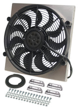 Load image into Gallery viewer, Derale 16816 Powerpack - High Output Single 17" Electric RAD Fan/Aluminum Shroud Kit