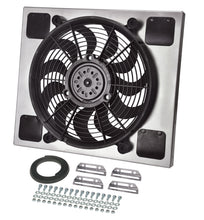 Load image into Gallery viewer, Derale 16817 Powerpack - High Output Single 14" Electric RAD Fan/Aluminum Shroud Kit