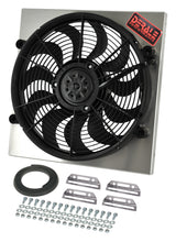 Load image into Gallery viewer, Derale 16818 Powerpack - High Output Single 17" Electric RAD Fan/Aluminum Shroud Kit