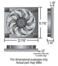 Load image into Gallery viewer, Derale 16827 Powerpack - High Output Single 14" Electric RAD Fan/Aluminum Shroud Kit