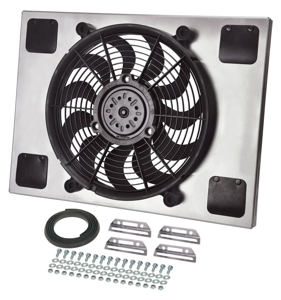 Derale 16827 Powerpack - High Output Single 14" Electric RAD Fan/Aluminum Shroud Kit