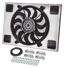 Load image into Gallery viewer, Derale 16827 Powerpack - High Output Single 14" Electric RAD Fan/Aluminum Shroud Kit